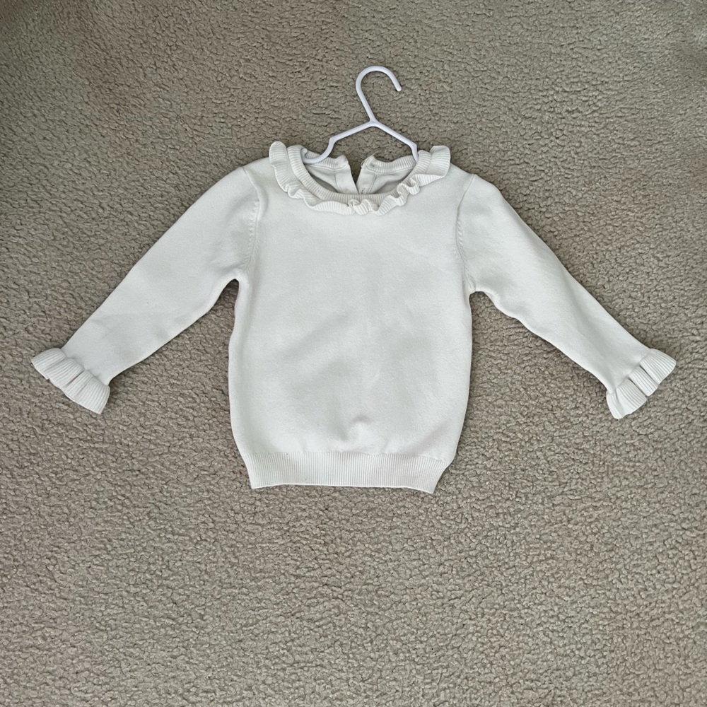 Pullover Sweater for Girls Baby Toddler Knit Crewneck Sweater